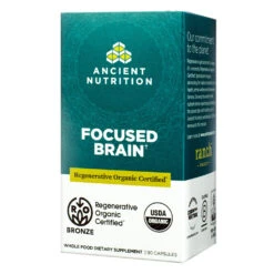 Ancient Nutrition Regenerative Organic Certified™ Focused Brain Capsules