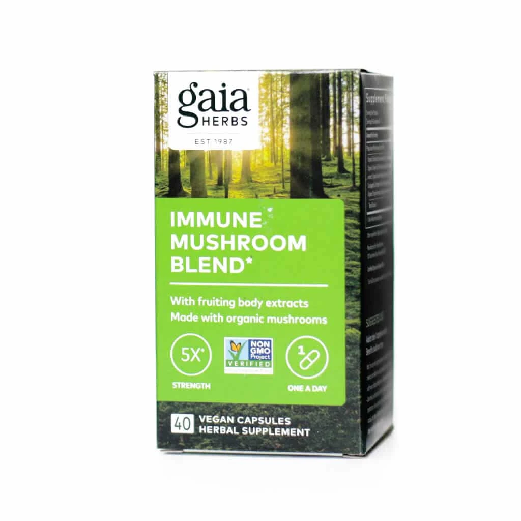 Gaia Herbs Immune Mushroom Blend Capsules