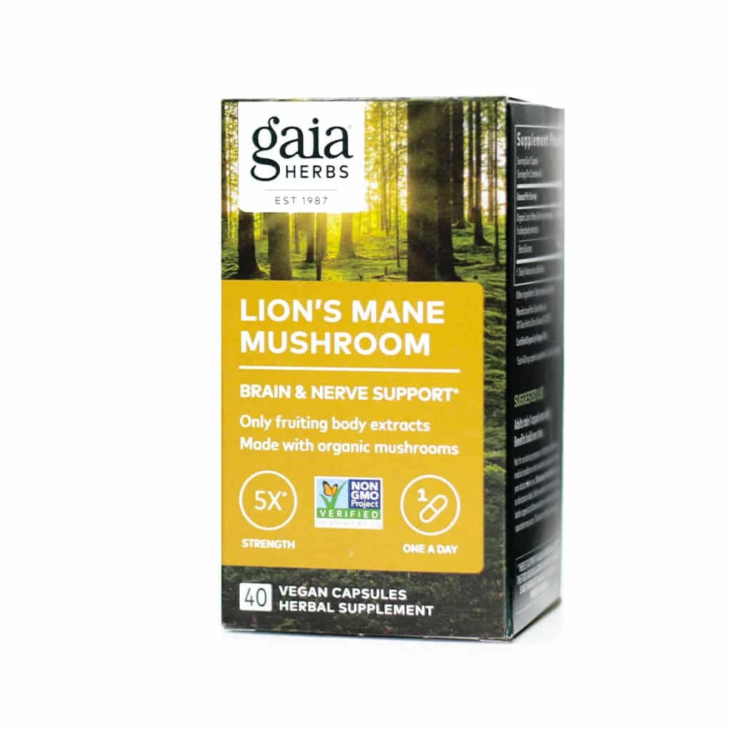Gaia Herbs Lion's Mane Mushroom Capsules