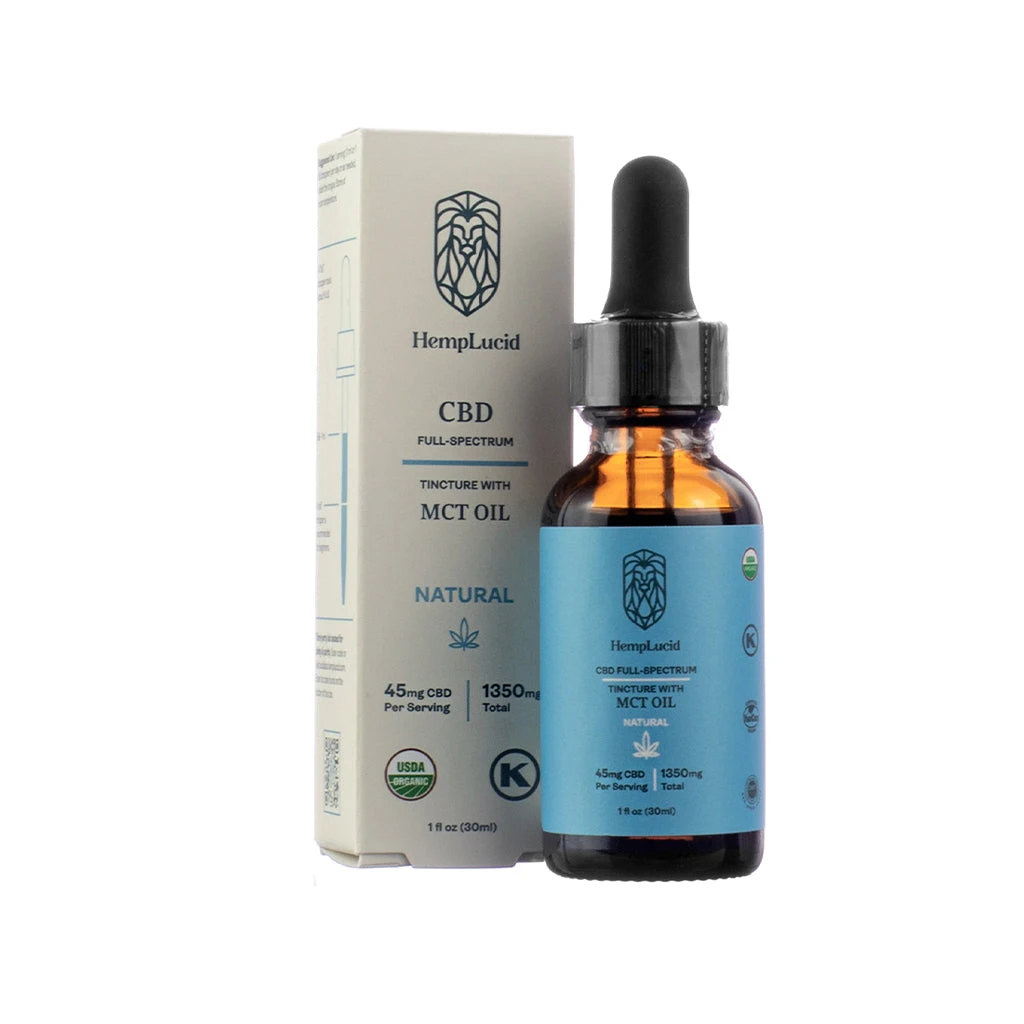 HempLucid Organic Full-Spectrum CBD In MCT Oil - Natural Flavor - Image 2