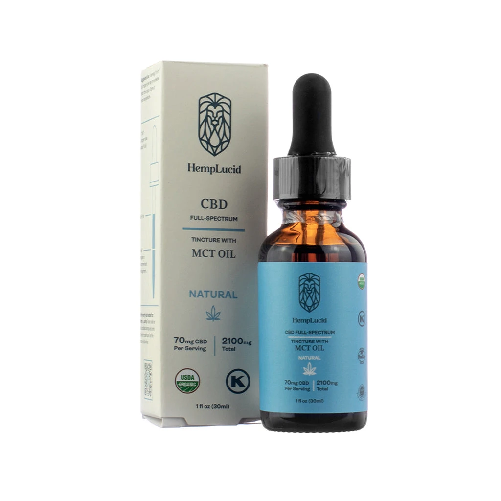 HempLucid Organic Full-Spectrum CBD In MCT Oil - Natural Flavor - Image 3