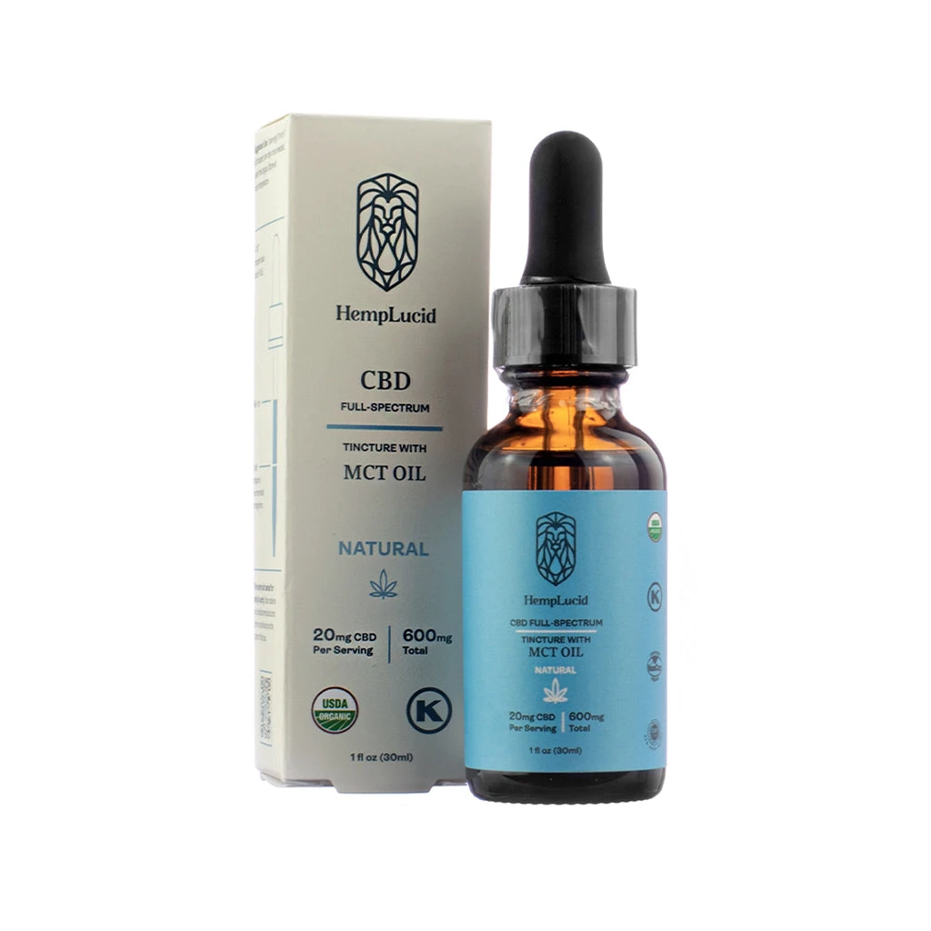 HempLucid Organic Full-Spectrum CBD In MCT Oil - Natural Flavor