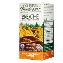 Host Defense Breathe Healthy Respiratory Support Capsules