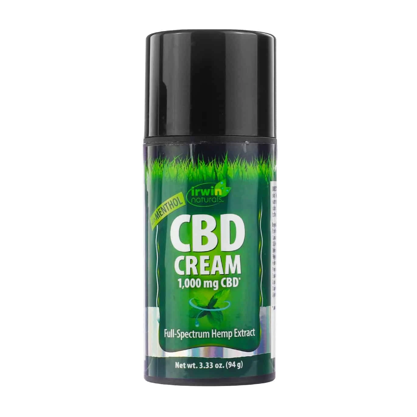 Irwin Naturals CBD Cream 1000mg: Menthol