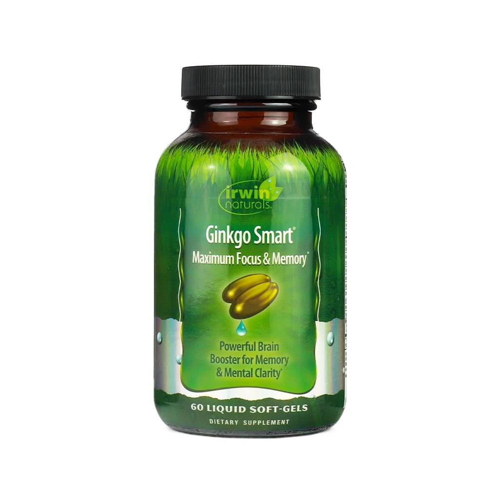 Irwin Naturals Ginkgo Smart Liquid Soft-Gels
