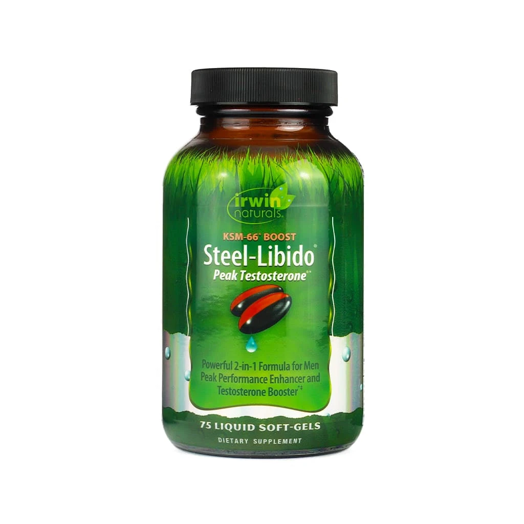 Irwin Naturals Steel-Libido Peak Testosterone Liquid Soft-Gels
