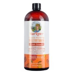 MaryRuth Liquid Morning Multivitamin + Hair Growth - Peach Mango