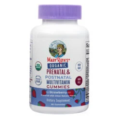 MaryRuth Organic Prenatal & Postnatal Multivitamin Gummies - Strawberry