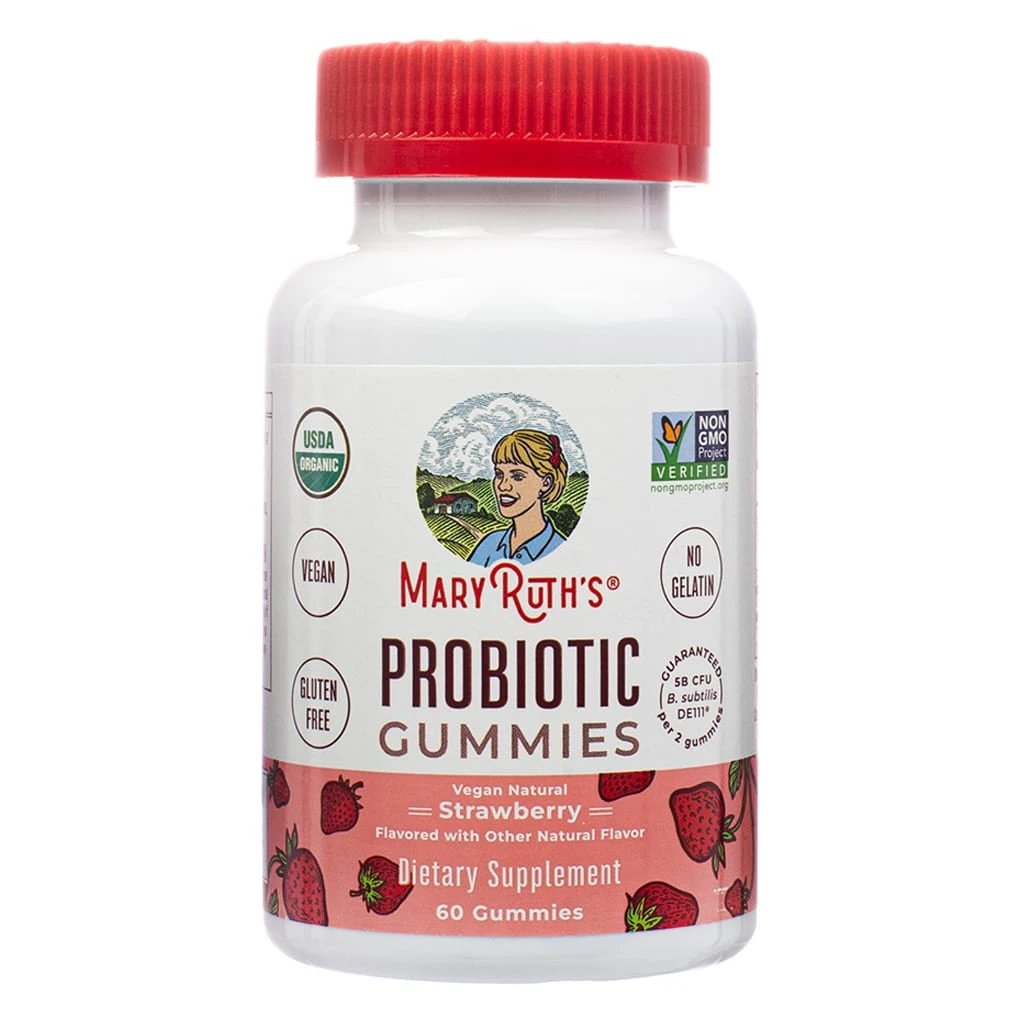 MaryRuth Organic Probiotic Gummies 5 Billion CFU - Strawberry