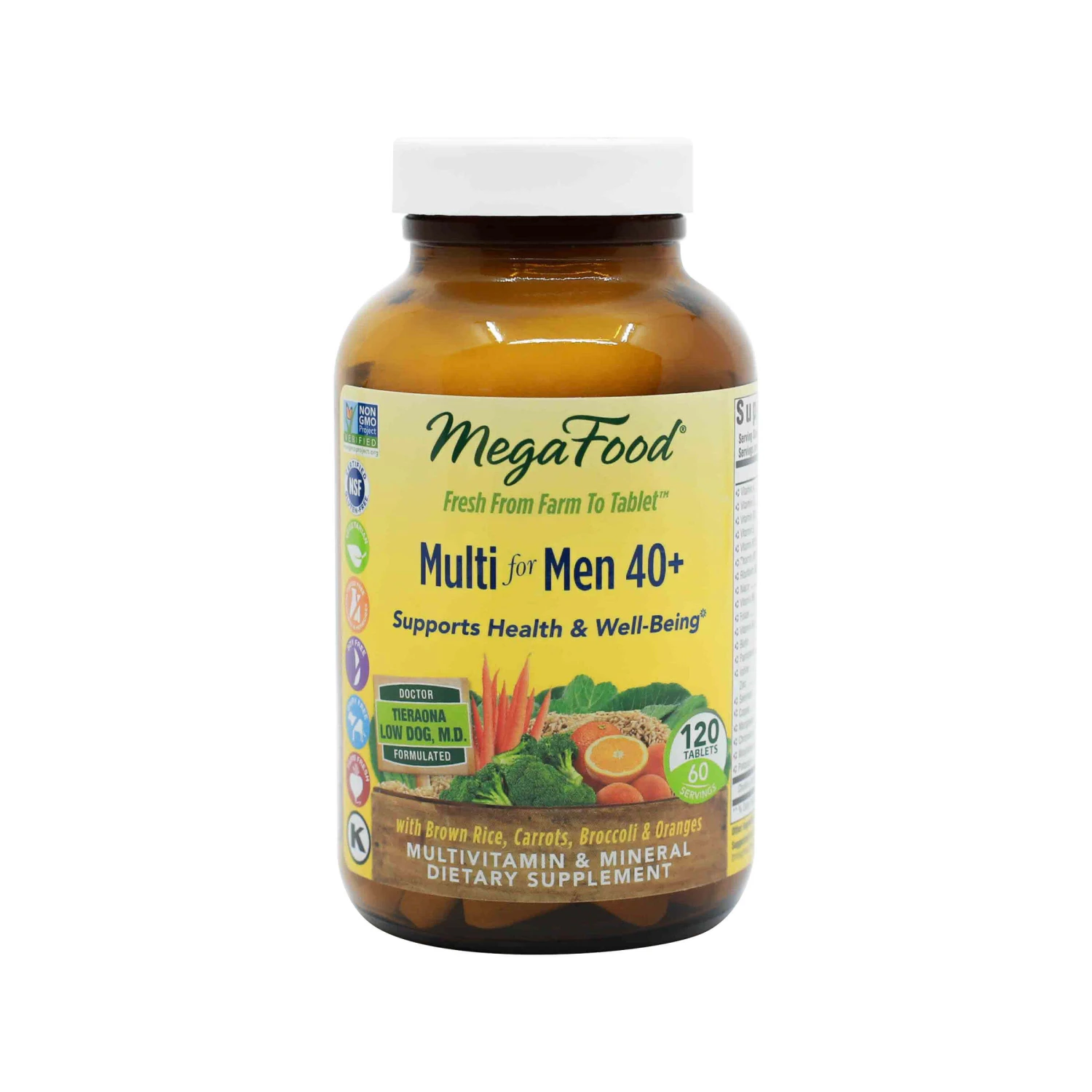 MegaFood Multi For Men 40+ Tablets