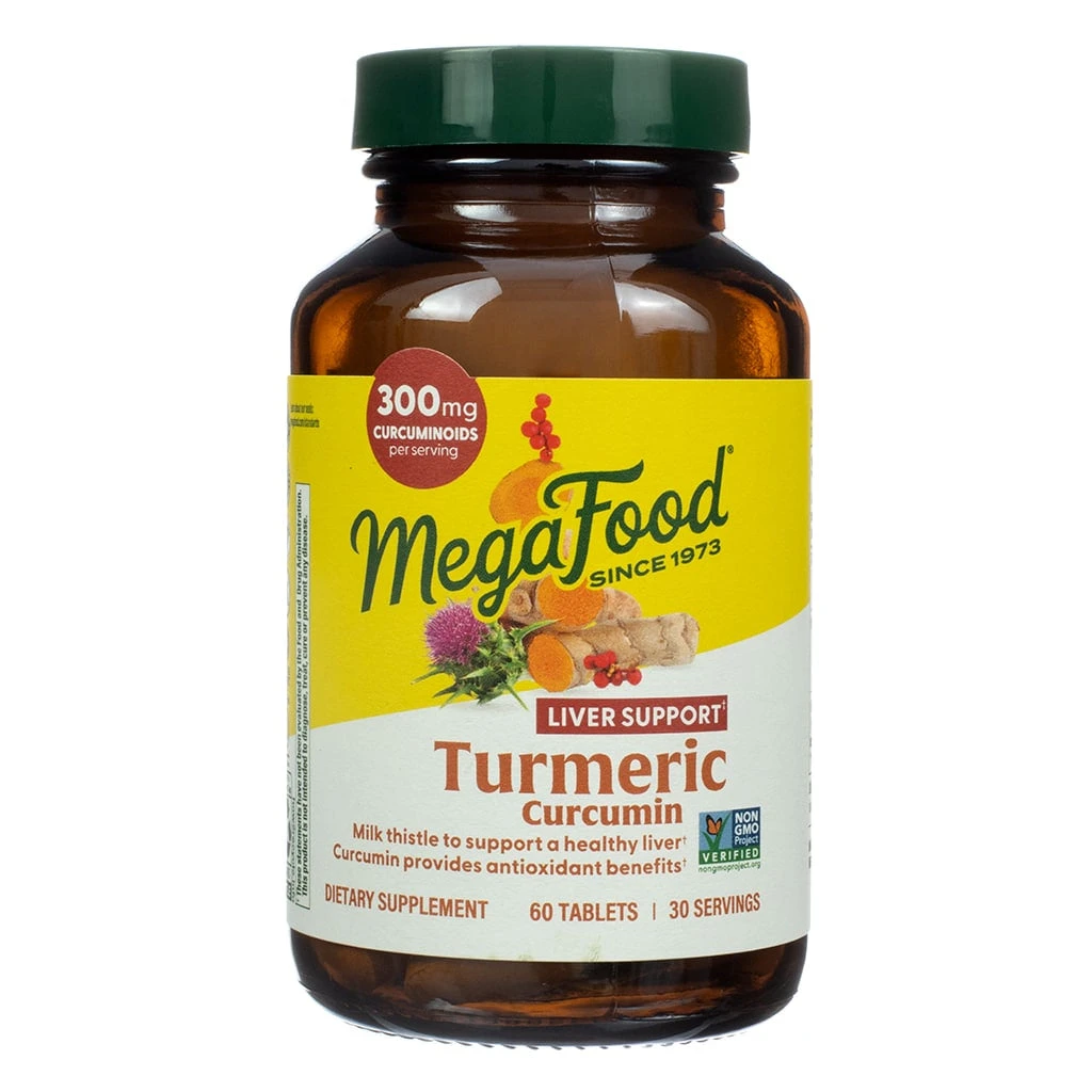 MegaFood Turmeric Curcumin Extra Strength – Liver Tablets
