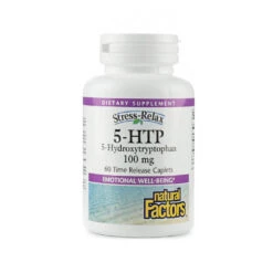 Natural Factors Stress-Relax® 5-HTP 100mg Caplets