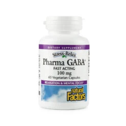 Natural Factors Stress-Relax® Pharma Gaba 100mg Capsules