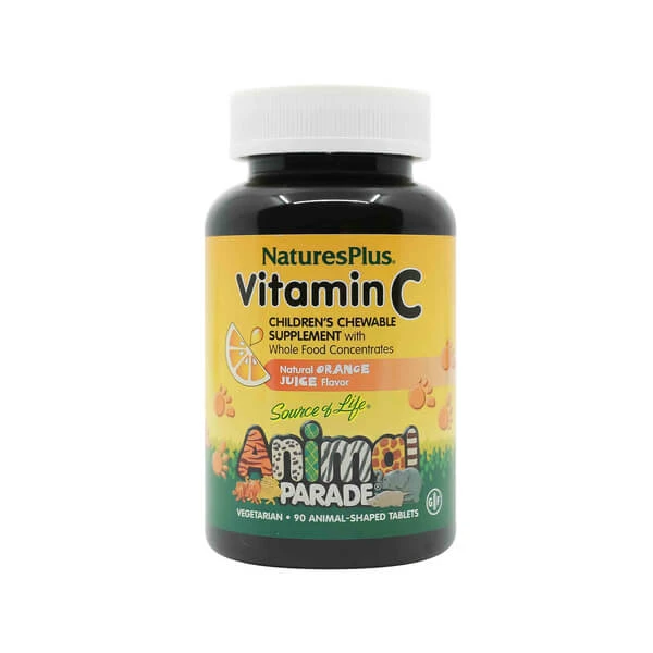 Natures Plus Animal Parade Vitamin C Chewable Tablets