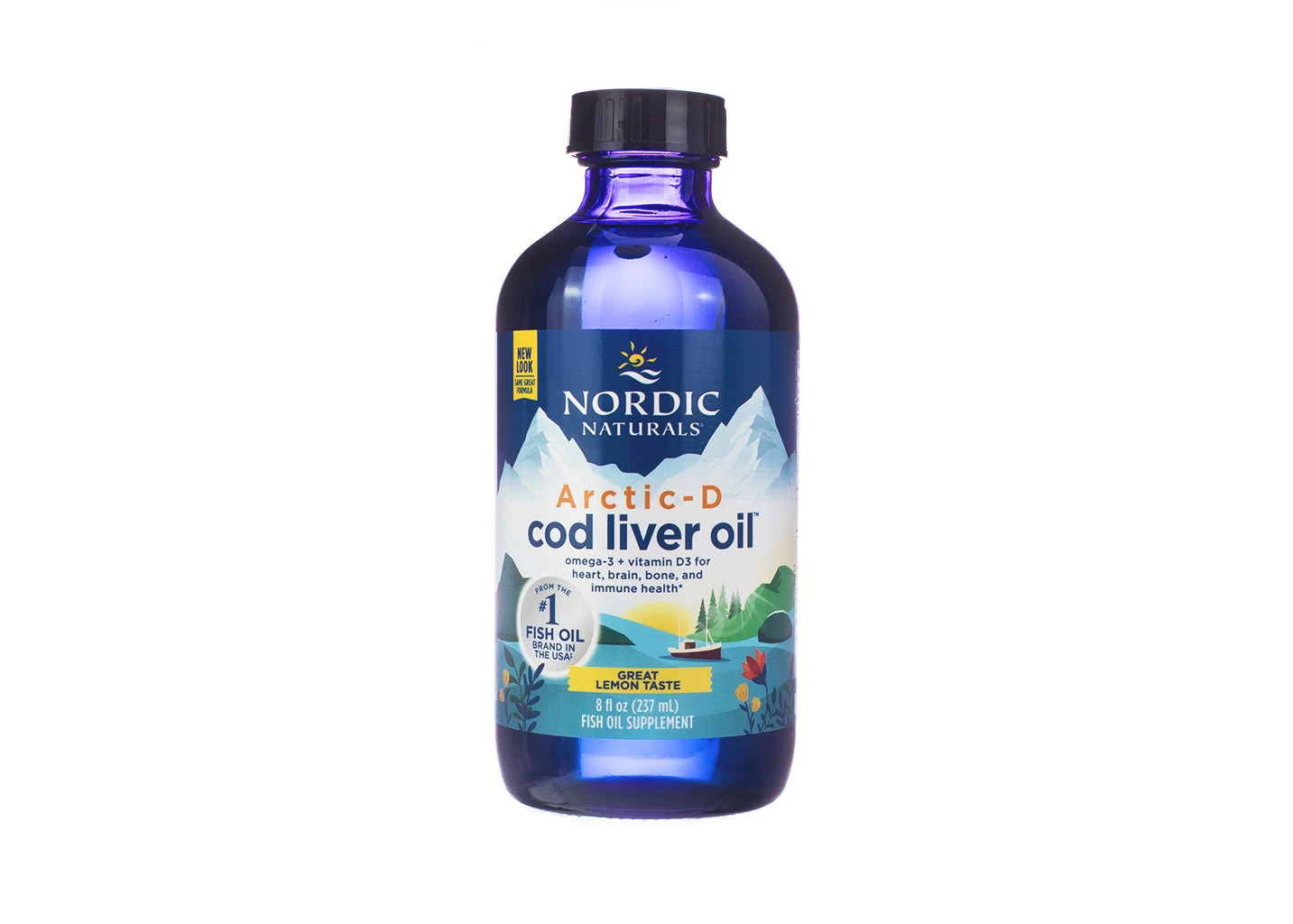 Nordic Naturals Arctic-D Cod Liver Oil Lemon