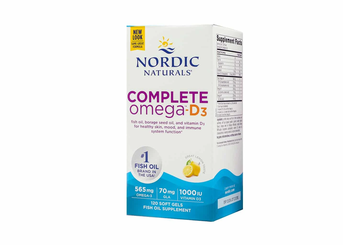 Nordic Naturals Complete Omega D3 Softgels