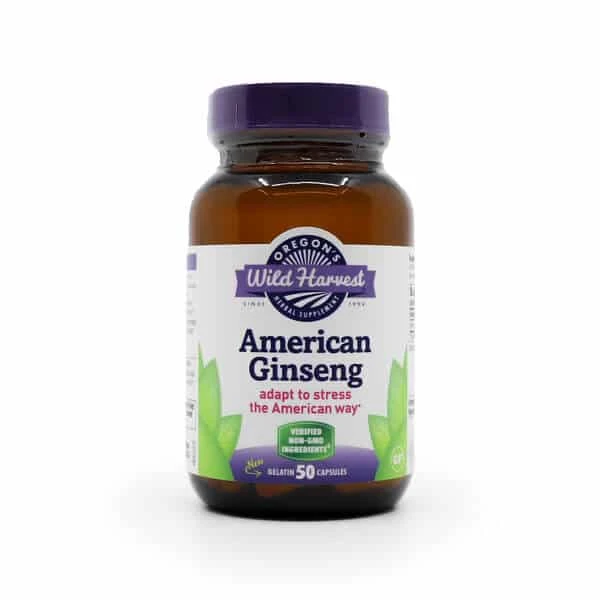 Oregon's Wild Harvest American Ginseng Capsules