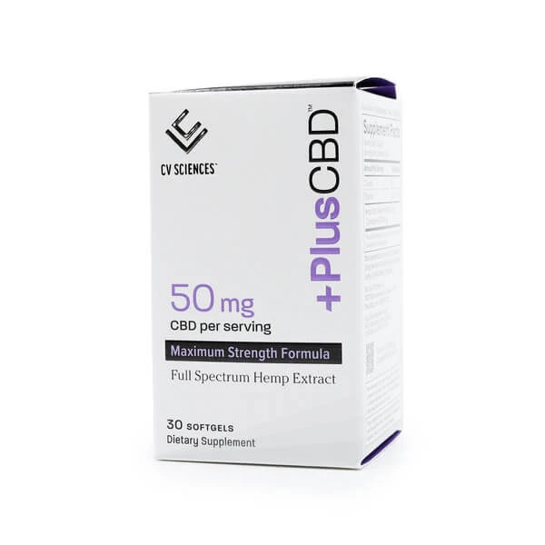+PlusCBD Softgels 50mg Maximum Strength - Image 2
