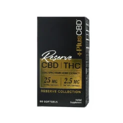 Plus CBD Reserve 25mg CBD + 2.5mg THC Softgels