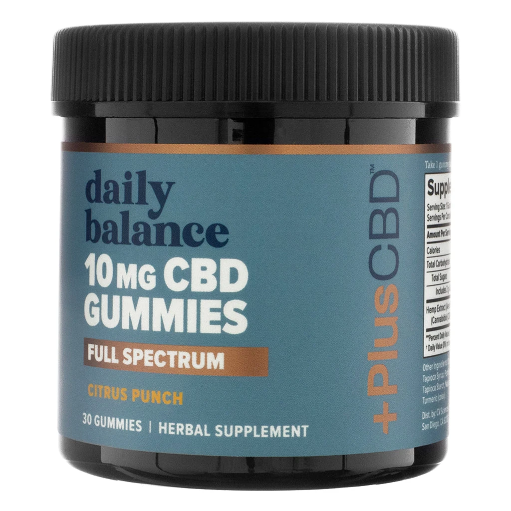 +PlusCBD Daily Balance 10mg CBD Gummies - Image 6