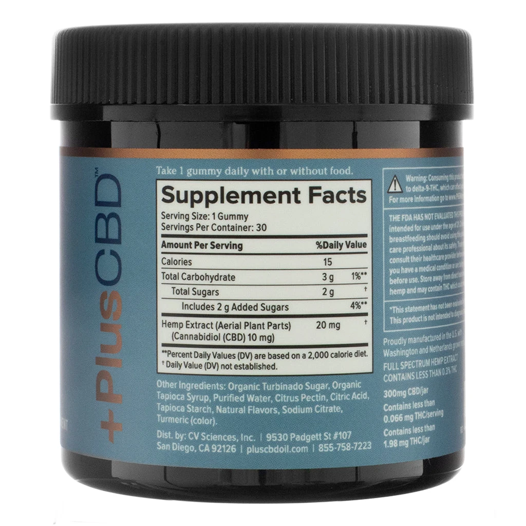 +PlusCBD Daily Balance 10mg CBD Gummies - Image 7