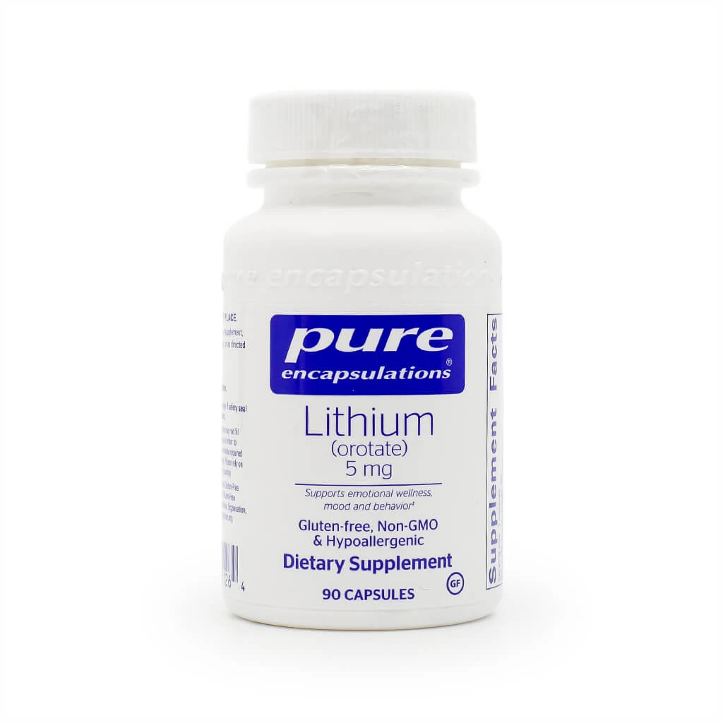 Pure Encapsulations Lithium (Orotate) 5mg