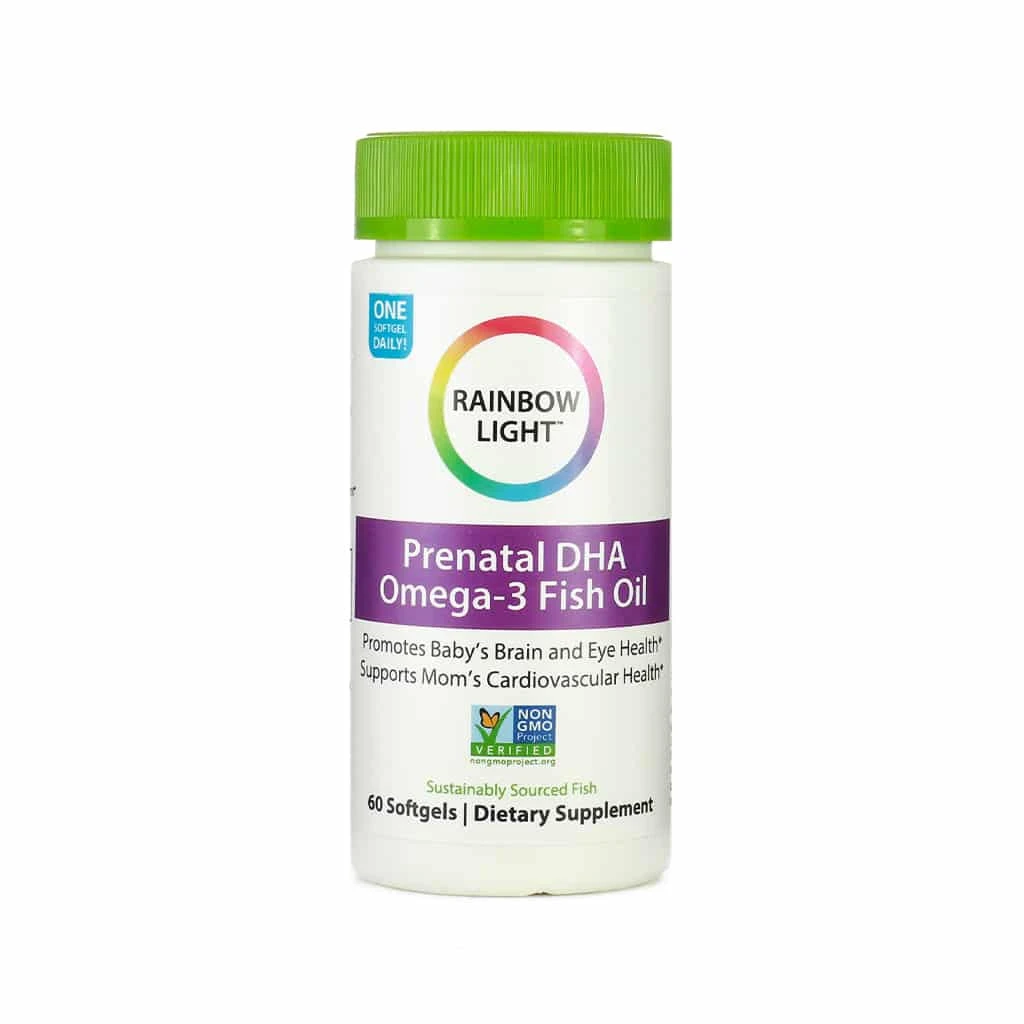 Rainbow Light Prenatal DHA Omega-3 Fish Oil Softgels