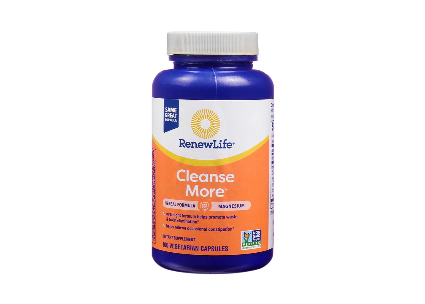 Renew Life Cleanse More⢠- Herbal & Mineral Cleanse Capsules