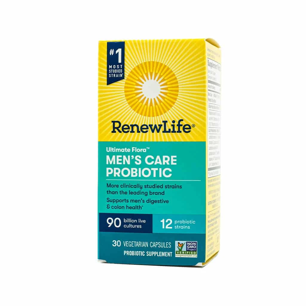 Renew Life Ultimate Flora Men's Care Probiotic 90 Billion Capsules
