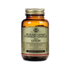 Solgar Bilberry Ginkgo Eyebright Complex Plus Lutein Capsules
