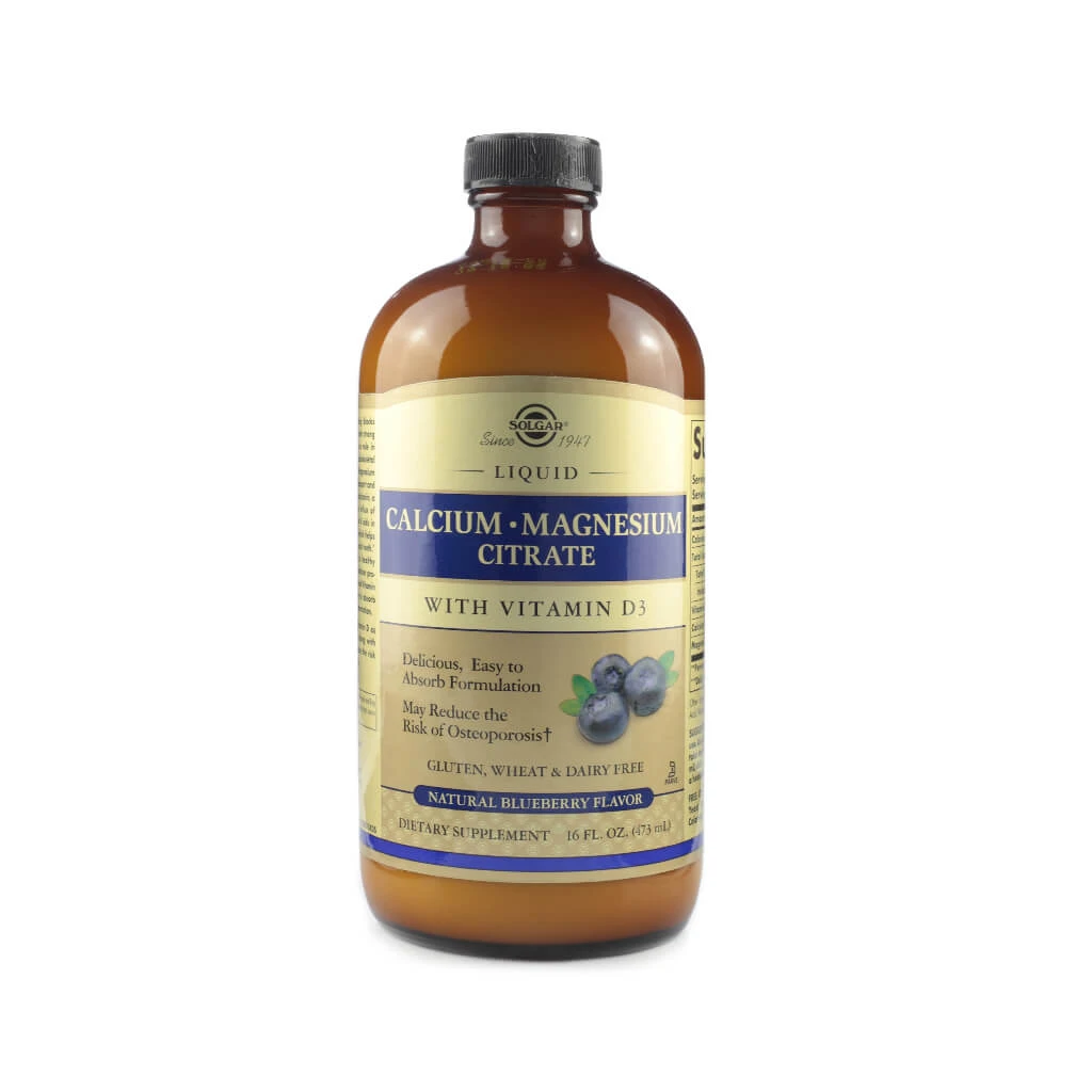 Solgar Liquid Calcium Magnesium Citrate With Vitamin D3