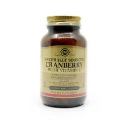 Solgar Natural Cranberry With Vitamin C Capsules