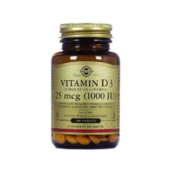 Solgar Vitamin D3 (Cholecalciferol) 25mcg (1000IU) Tablets