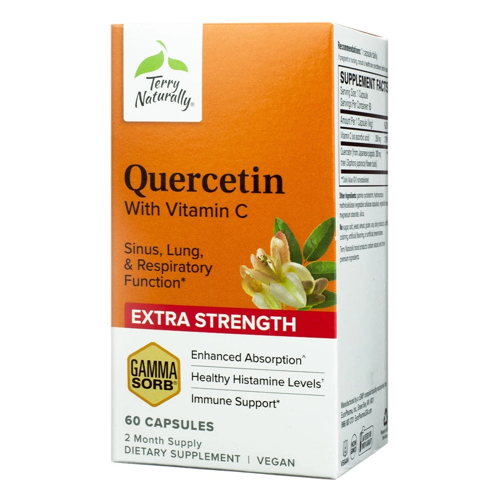 Terry Naturally Quercetin With Vitamin C Extra Strength Capsules