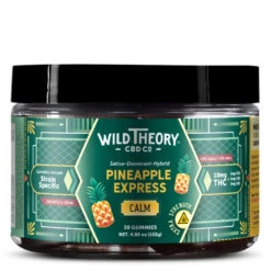 Wild Theory CBD Co. Calm: Pineapple Express Sativa Gummies
