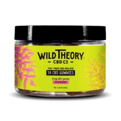 Wild Theory CBD Isolate Gummies - 25mg - Strawberry
