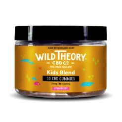 Wild Theory CBD Gummies For Kids 25mg CBD Strawberry