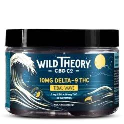 Wild Theory Tidal Wave Delta 9 THC Gummies - 10mg THC - Blueberry Lemonade